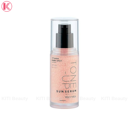 Tinh Chất Chống Nắng Nâng Tone Vely Vely Vitamin Dark Spot Tone Up Sun Serum SPF50+ PA++++ 30ml